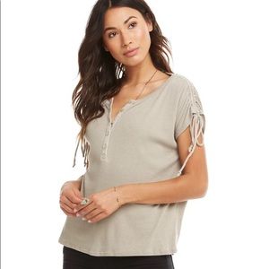 NWT Chaser WHITE Oversized Cinched Shoulder Dolman Top MEDIUM